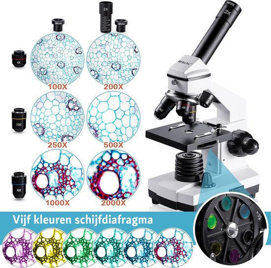 Hoge Kwaliteit Multifunctionele Monoculaire Biologische Microscoop Voor Het Onde