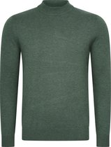 Mario Russo Turtle Neck - Trui Heren - Sweater Heren - Coltrui Heren - XL - Eend Groen