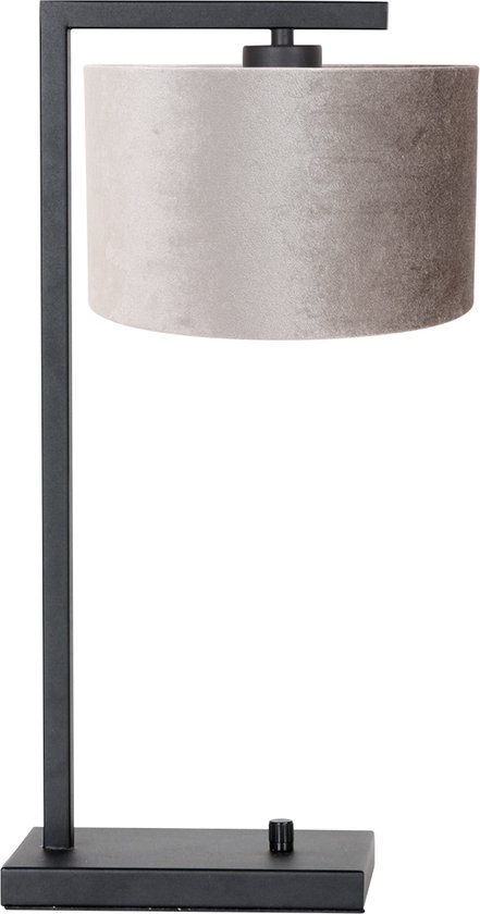 EGLO Tafellamp Almanzora - Zwart - D20cm - E27