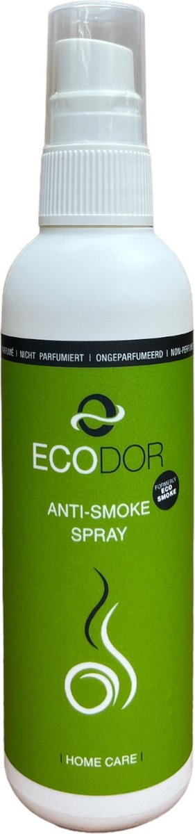 Ecodor EcoSmoke - Anti rooklucht, nicotine ontgeurder / luchtverfrisser - 100ml spray - Reisformaat