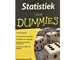 Omslag van Voor Dummies - Statistiek voor Dummies