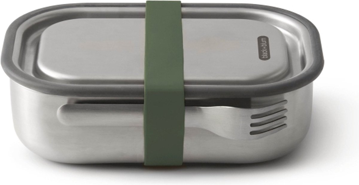 Black+Blum RVS Lunchbox - 1 Ltr - Groen