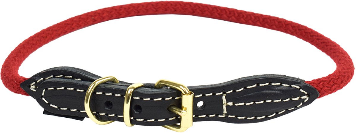 Duvoplus - Halsband Voor Dieren - Hond - Explor Forest Halsband Nylon L - 57-61cm/8mm Rood - 1st