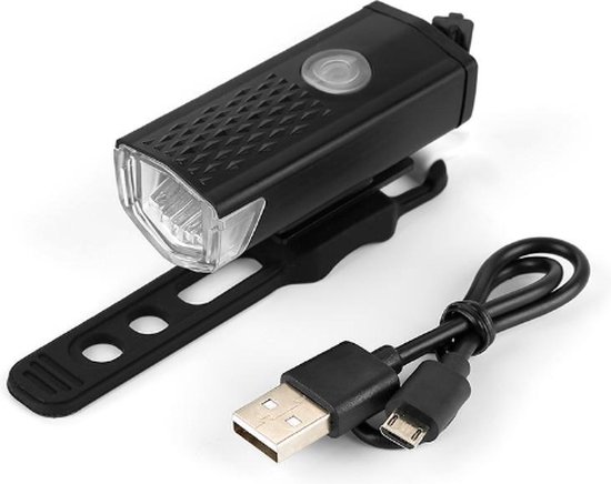 Fietsverlichting Set - Fietslamp LED - Voorlicht - Oplaadbare USB Led Fietslamp - Koplamp fiets - Waterdicht - 3 Lichtstanden — afbeelding 3