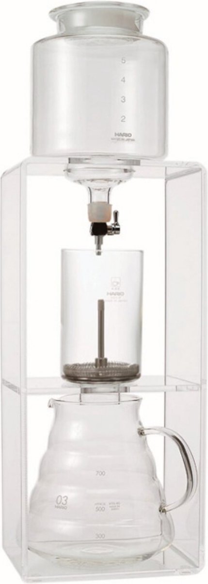 Hario - WDC-6 Water Dripper Clear - Cold Brew Koffiemaker - 780 ml - 2-6 Koppen
