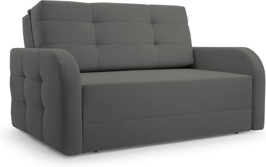 Canapé Innovant avec Fonction Couchage, Mobilier Lounge, Design Elegant - Porto 120 - Gris Clair (BRAGI 13)