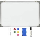 The Living Store Whiteboard Magnetic - 60x40 cm - Staal