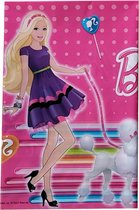 Barbie - Nappe - Nappe - réutilisable - rose - amovible - 120*180 cm - fête d'enfants - soirée à thème - party - anniversaire