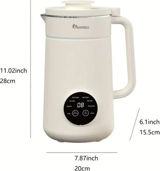 Machine à lait de soja portable 1000 ml : : Maison