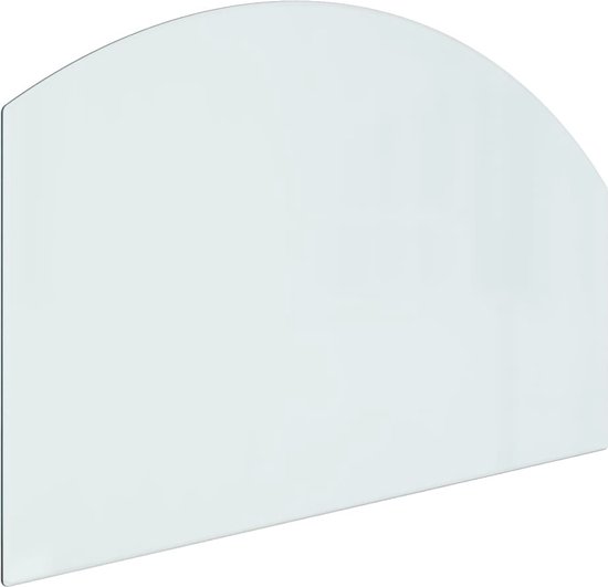 vidaXL Glasplaat openhaard 100x50 cm