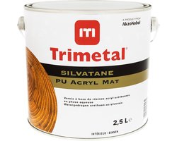 Trimetal Silvatane PU Acryl Mat - 2,5 l - 11-14 m²/l - Kleurloos - Afwerkingslaag