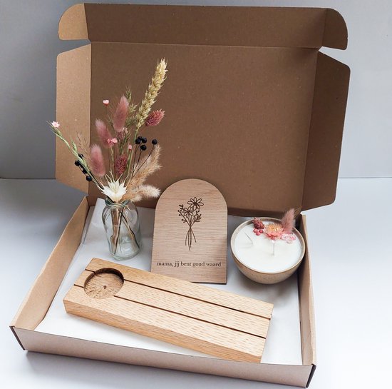 Coffret Cadeau Maman YiksunMY - Mug Céramique, Bougie Soja, Bain Moussant - Idéal Anniversaire, Fête Des Mères