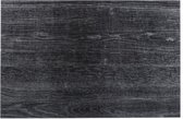 Rechthoekige placemat hout print ebbehout - PVC - 45 x 30 cm - Onderleggers