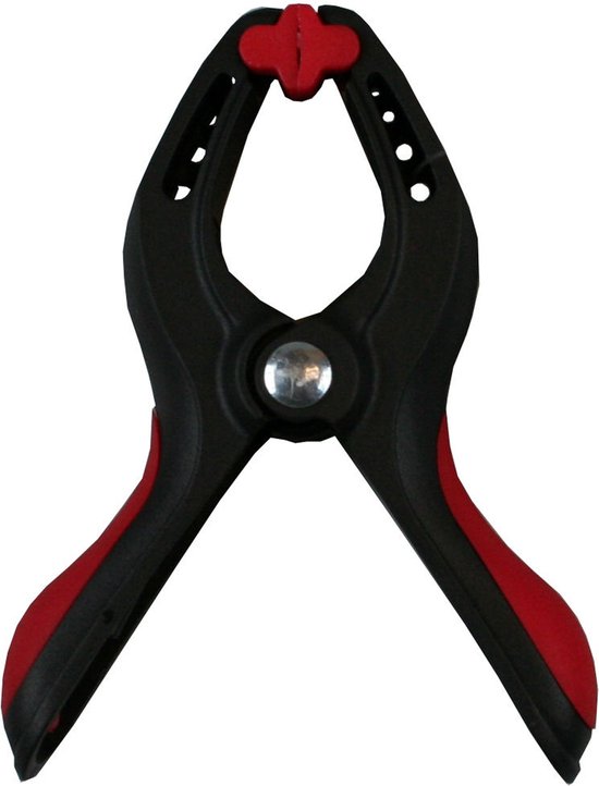 Benson Zeilklemmen/veerklemmen - 3x - kunststof - 10 cm - profi lijmklemmen met rubber heft van Benson — afbeelding 2