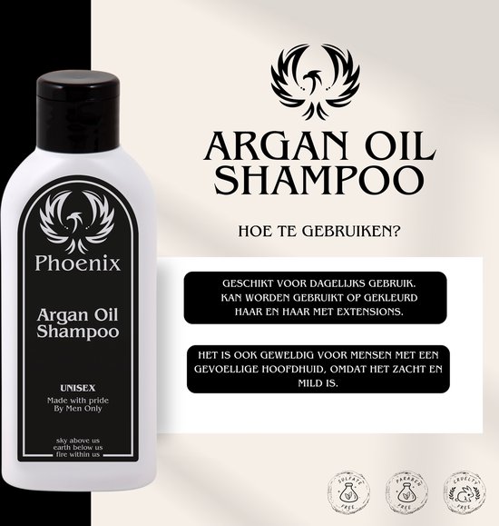 Arganolie Shampoo - 2x 125ML - Voor Droog & Beschadigd Haar - Herstellende werking - Hoge Hydratatie - Vermindert Irritatie