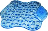 Non-Slip Rubber Shower Mat | Massage Effect | Blue