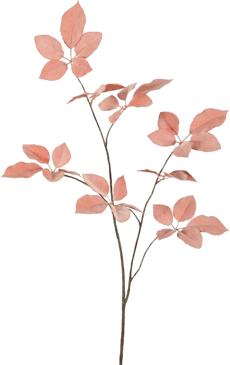 Viv! Home Luxuries Schefflera - zijden bloem - decoratietak - roze - 110cm