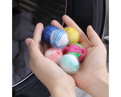 Narimano® -Lint Remover Wasballen - Herbruikbare Droger Wasballen voor Pet Hair Catcher - Wasmachine Lint Catcher - Pak van 6