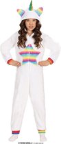 Guirca - Eenhoorn Kostuum - Rainbow Star Eenhoorn Kind Kostuum - Wit / Beige, Multicolor - 10 - 12 jaar - Carnavalskleding - Verkleedkleding
