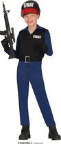 Guirca - Costume de Police et Détective - Jeune Agent Brave Swat - Garçon - Blauw - 3 - 4 ans - Déguisements - Déguisements