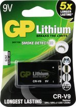 GP 9V Lithium Batterij - 1 stuk