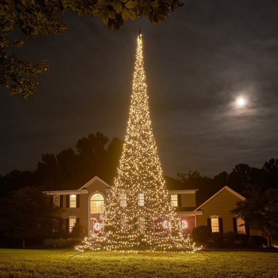 Éclairage de Éclairage de Noël Fairybell Tree - 12 m - 4000 LED blanc chaud
