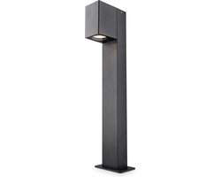 HOFTRONIC™ Marion LED Sokkellamp buiten zwart - 50 cm - Padverlichting - GU10 Fitting - Max. 7 Watt - IP65 Waterdicht - Staande buitenlamp