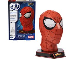 foto van 4D Build Marvel - Spider-Man - 3D Puzzel - 82 stuks - kartonnen bouwpakket