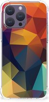 Hoesje maken Geschikt voor iPhone 15 Pro Max GSM Hoesje met doorzichtige rand Polygon Color