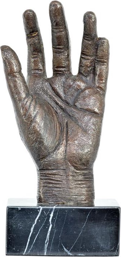Casablanca Skulptur Daydreamer, Deko Figur Bronze, Kunstharz Statue Wohnzimmer, Büro Dekoration H. 32 cm x B. 26 cm - Moderne Skulpturen