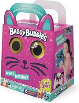 Baggy Buddies cats - Knuffel - Met grote ogen - inclusief adoptiecertificaat - 22 cm - Unbox Me