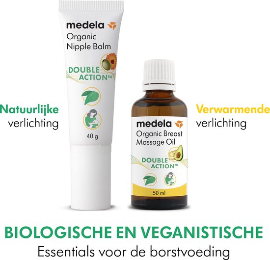 Medela Organic Massage olie - tepelverzorging borstvoeding - vegan - 50ml - biologisch van Medela — afbeelding 4