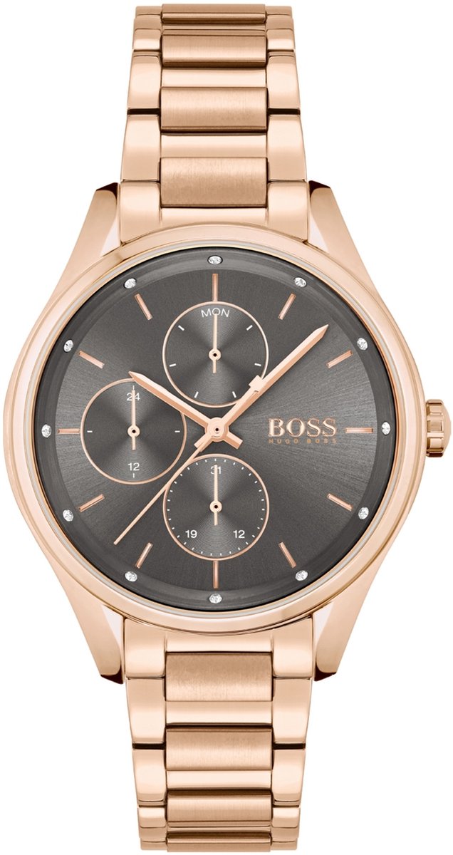BOSS Grand Course dames horloge HB1502603 - 36 mm - Goud