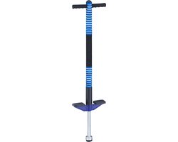 springstok kinderen - tot 35 kg - schuimrubber - anti-slip - rvs - blauw