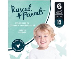 Rascal+Friends Baby Luiers maat 6, 16+ kg (19stuks)