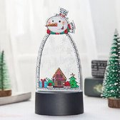 Diamond painting - 3D kerstlamp - Op staander - Kerst decoratie met licht - Sneeuwman - Merry Christmas