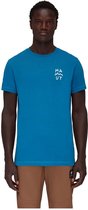 Mammut Massone Lettering T-shirt Met Korte Mouwen Blauw M Man
