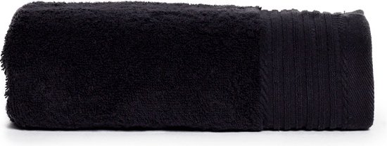 The One Towelling Deluxe Handdoek - 50 x 100 cm - 100% Zacht Katoen - Hoog absorptievermogen - Zwart