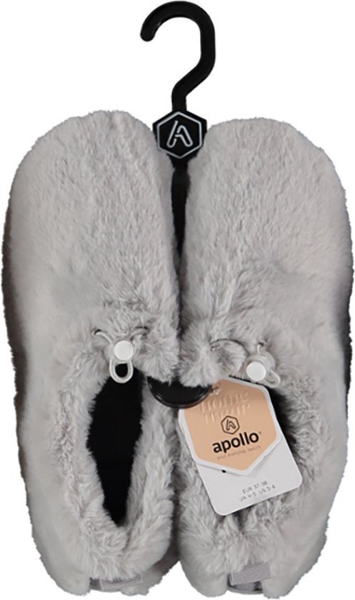 Apollo Pantoufles femmes Femme Imitation Fourrure Grijs