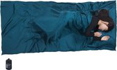 Zijden slaapzak, huttenslaapzak van 100% natuurlijke zijde, extra breedte 220 x 110 cm, 220 x 87 cm, 185 x 87 cm, slaapzak, inlay, reisslaapzak, dun, licht, compact, versterkte hoeken