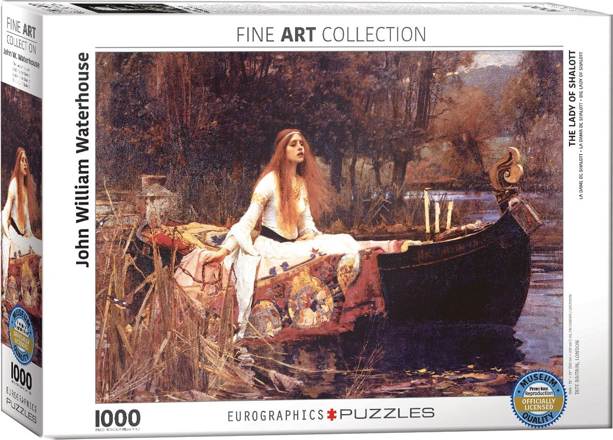 Waterhouse - The Lady of Shalott Puzzel (1000 stukjes)