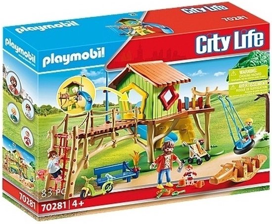 PLAYMOBIL City Life Avontuurlijke speeltuin - 70281