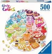 Ravensburger puzzel Circle of Colors Desserts Pastries - Legpuzzel - 500 stukjes