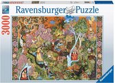 Ravensburger Garden of Sun Signs Jeu de puzzle 3000 pièce(s) Dessins animés