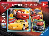 Ravensburger puzzel Cars 3 Legendes van de baan - 3x49 stukjes - kinderpuzzel