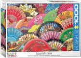 Eurographics Couleurs du monde Puzzle Éventails espagnols - 1000 pièces