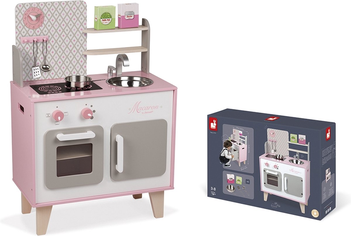 Janod - Keuken - Macaron - Speelgoedkeuken