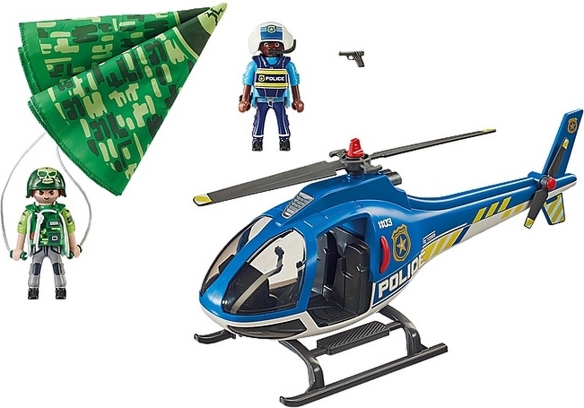 PLAYMOBIL City Action Politiehelikopter: parachute-achtervolging - 70569 — afbeelding 10
