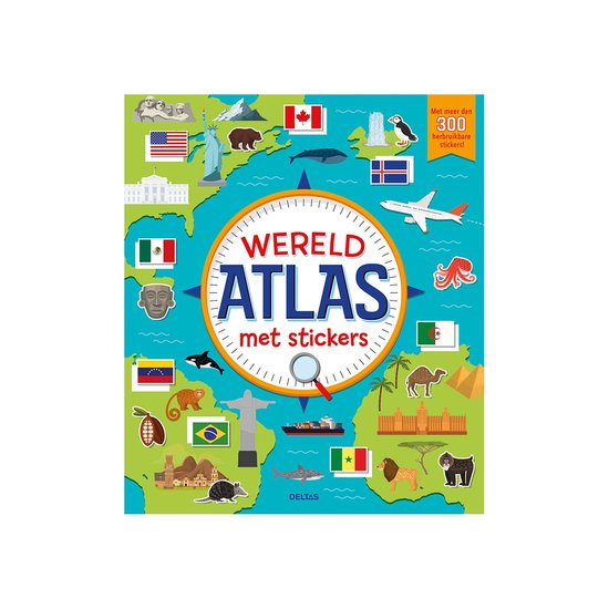 Wereldatlas Stickerboek