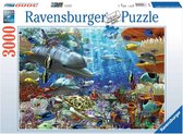 Ravensburger puzzel Leven onder Water - Legpuzzel - 3000 stukjes